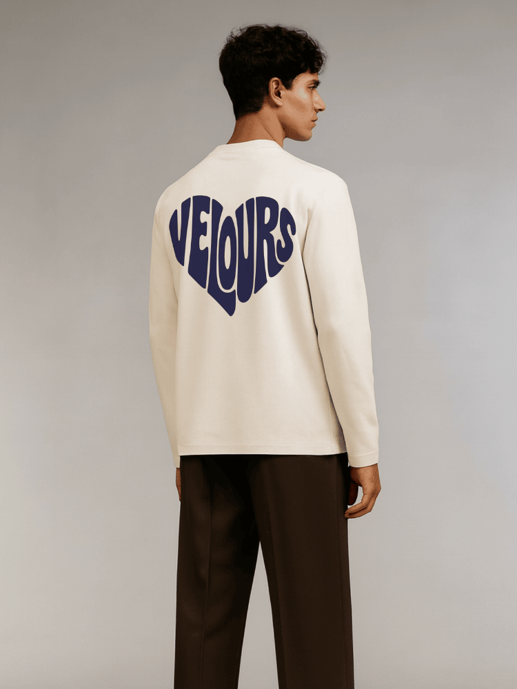 Signature Heart Longsleeve T-shirt | White